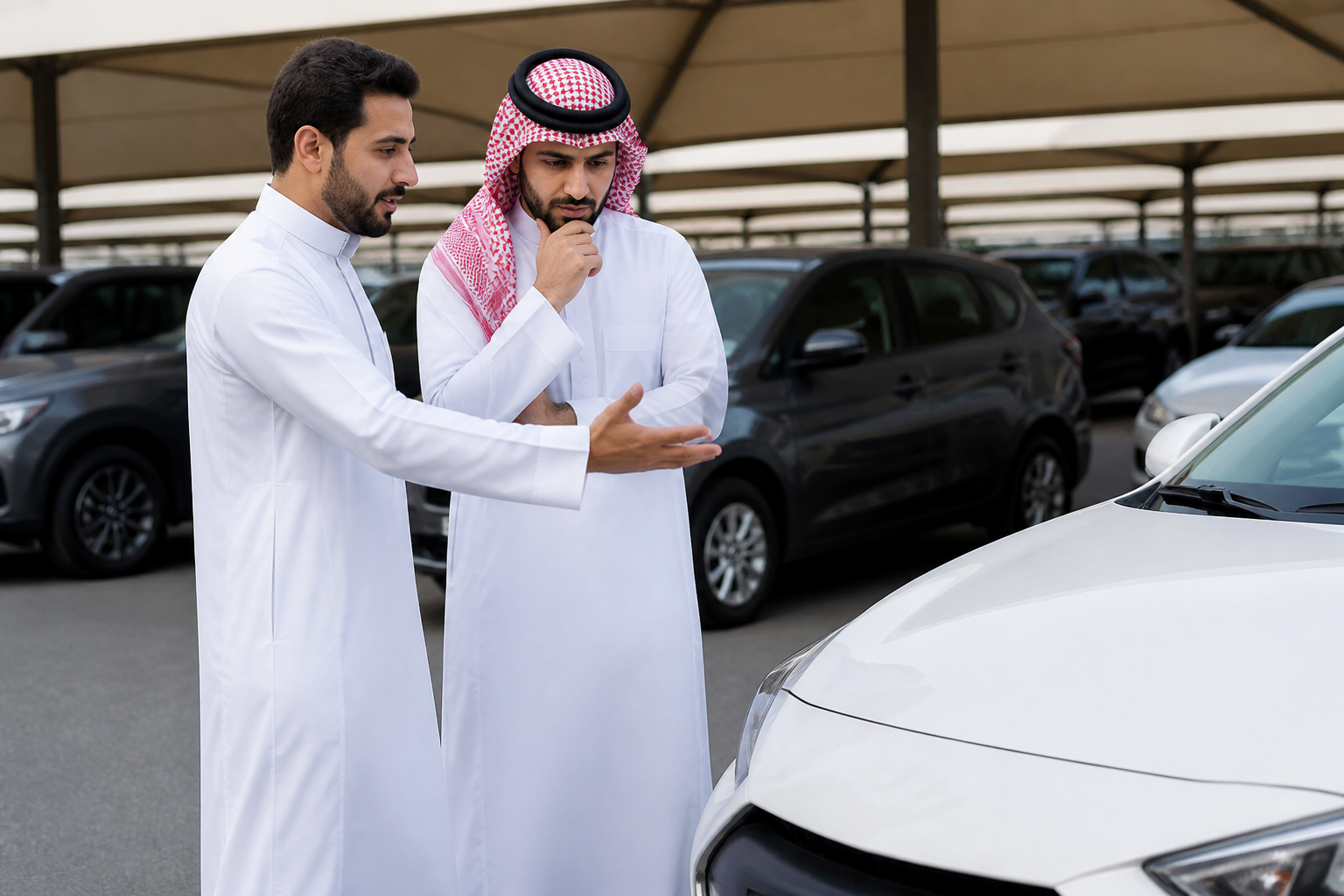 كم تقدر تفاوض على سيارة مستعملة في جدة؟